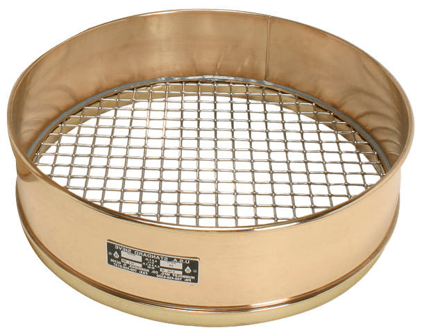 Sieve, Riddle 18" Diameter — 2" (50mm) Stainless Mesh and Brass Frame