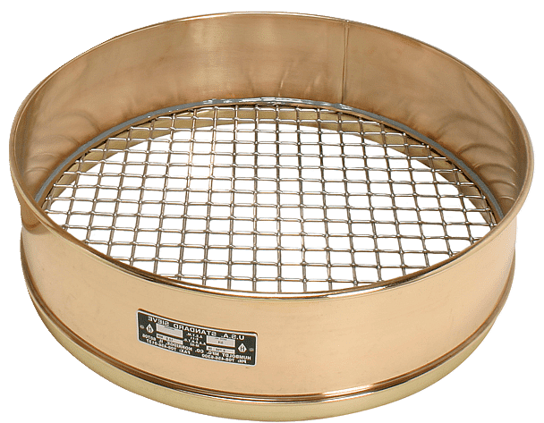 Sieve, Riddle 18" Diameter — 2" (50mm) Stainless Mesh and Brass Frame